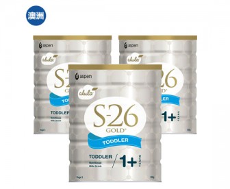 【澳洲直邮包邮】Alula 爱羽乐 S-26金装奶粉3段 3罐/箱（12个月以上儿童适用）